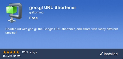 goo.gl URL Shortener