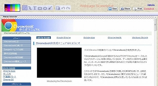 Webpage screenshot