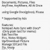 「Docs Pics」でGoogleドキュメントやPicasaのデータ管理